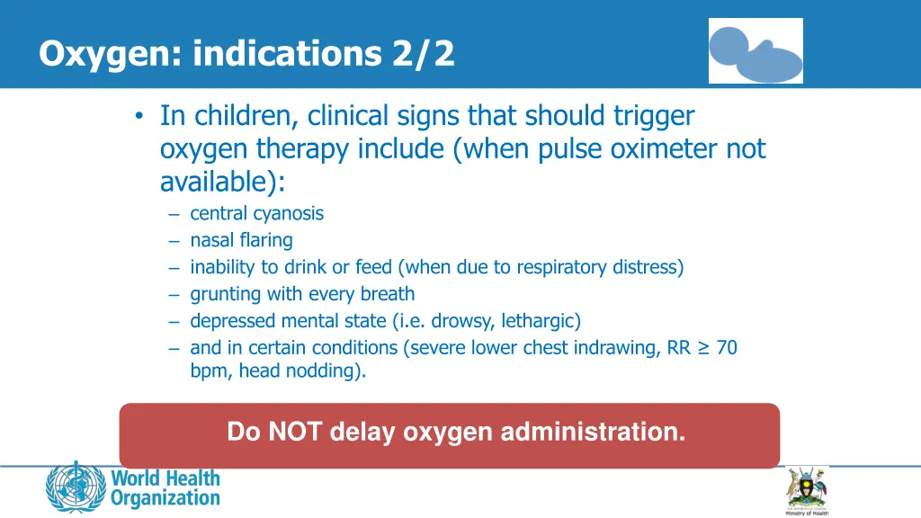 oxygen indications 2 2