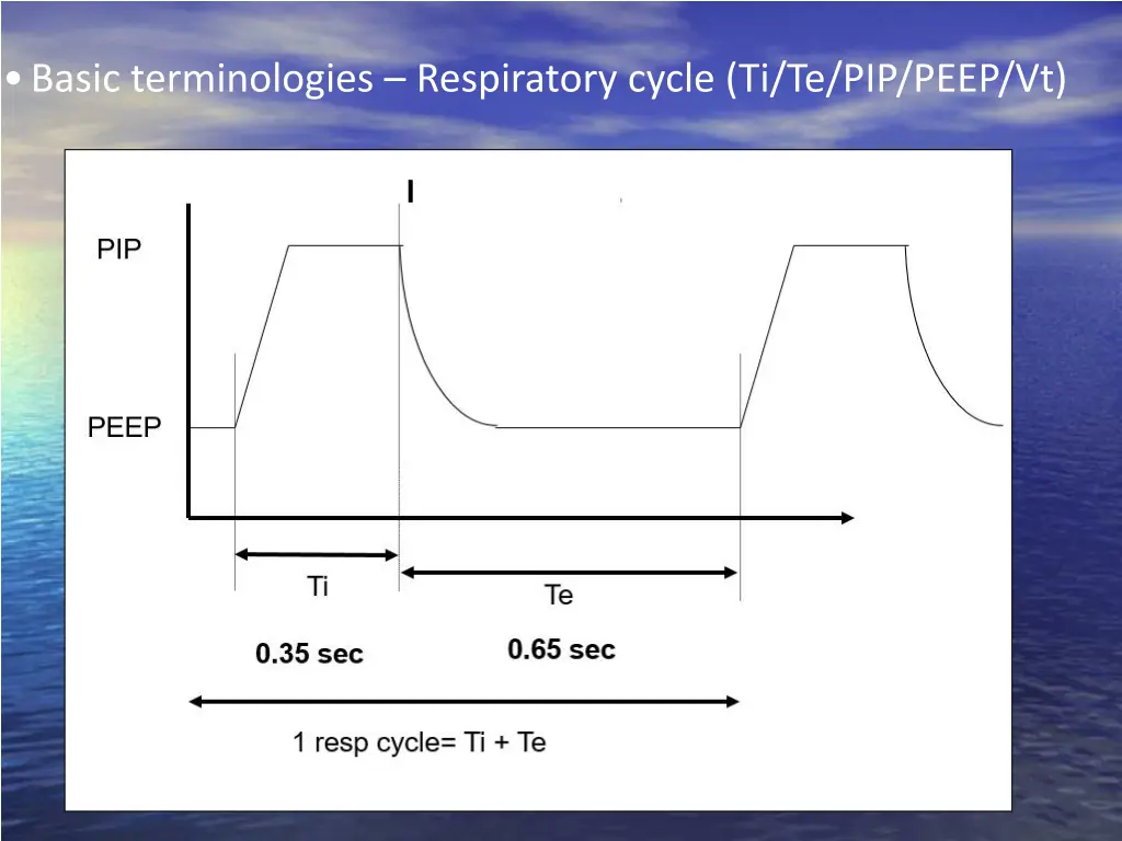 basic terminologies respiratory cycle