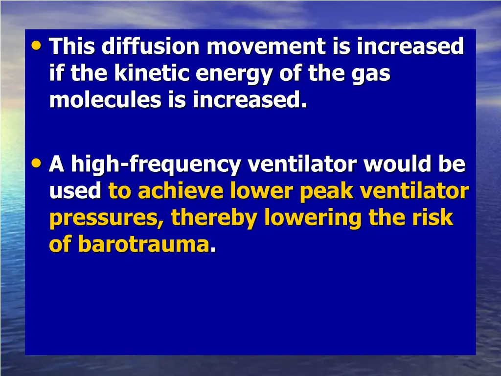 this diffusion movement is increased