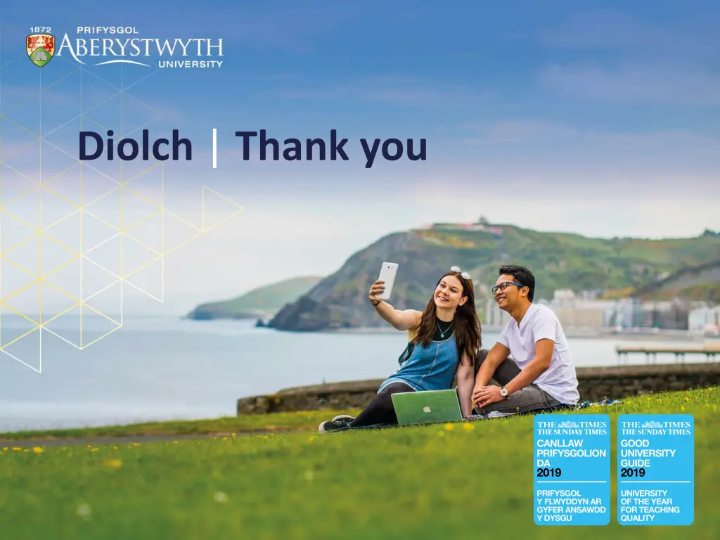 diolch thank you