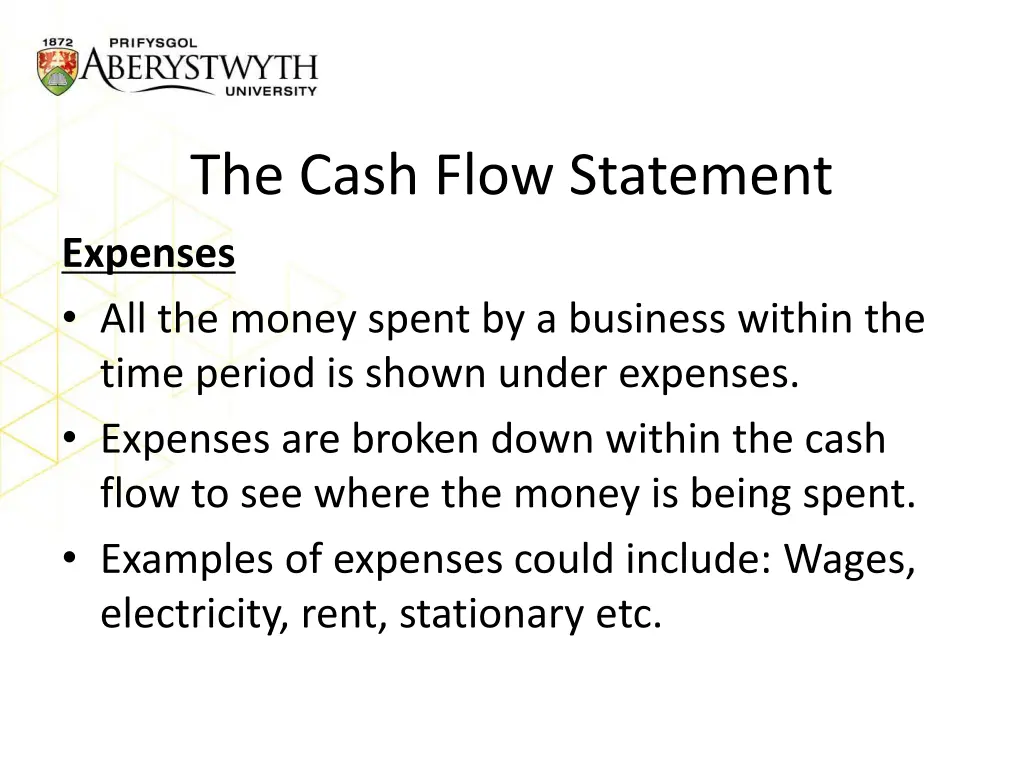 the cash flow statement 2