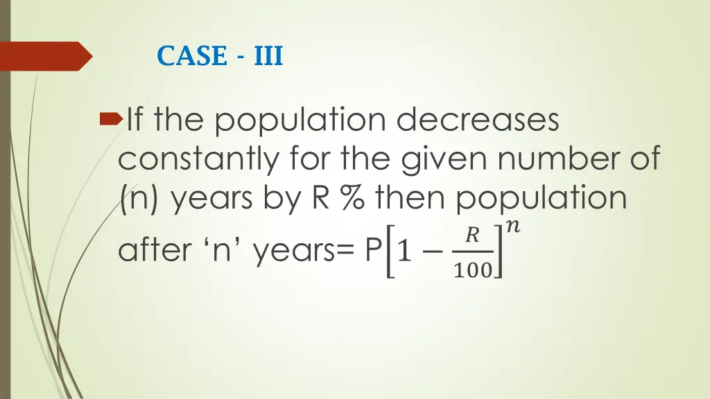 case iii