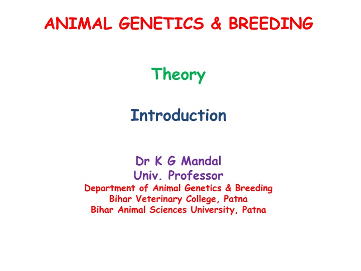 animal genetics breeding