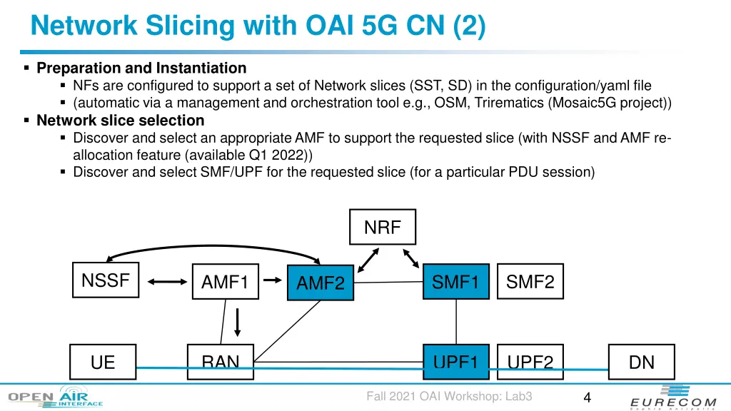 network slicing with oai 5g cn 2