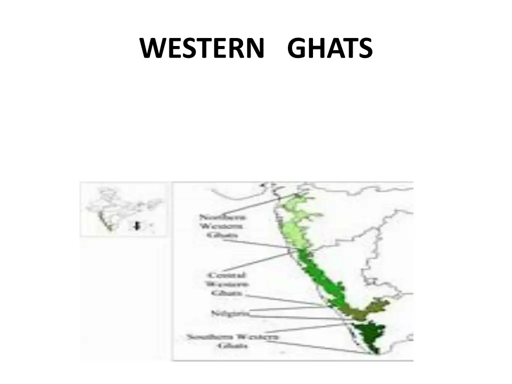 western ghats