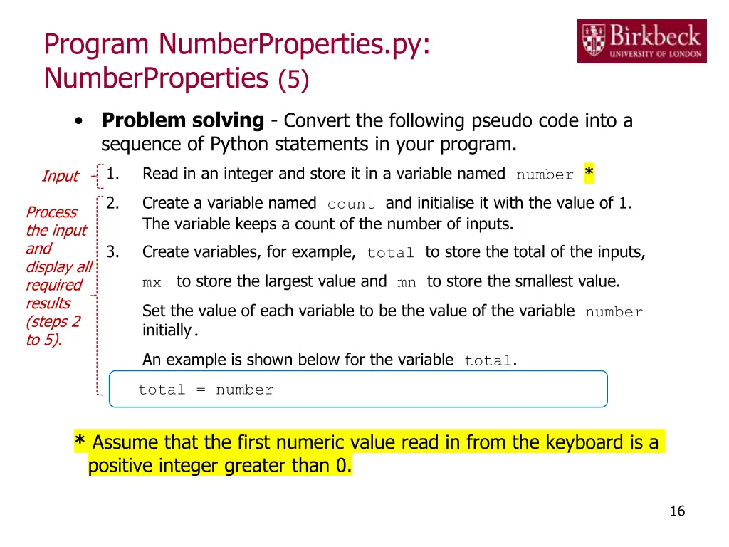 program numberproperties py numberproperties 5