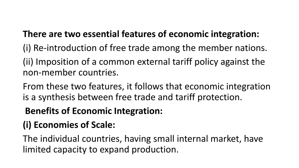 there are two essential features of economic