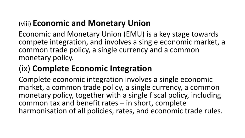 viii economic and monetary union economic