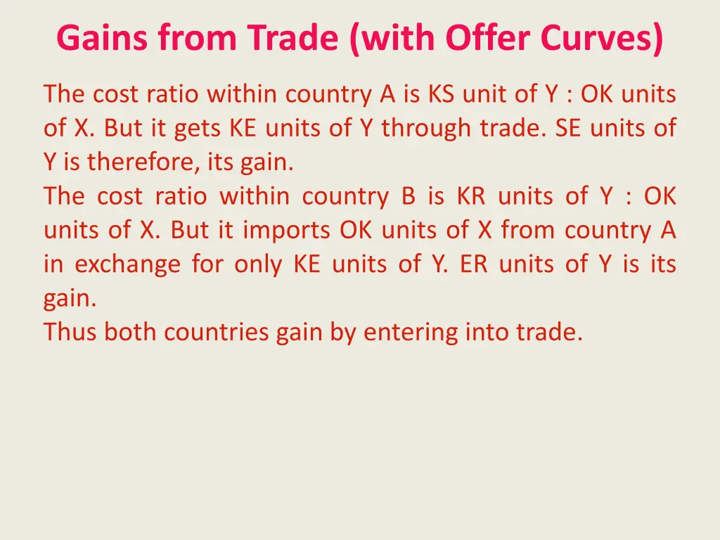 gains from trade with offer curves 3