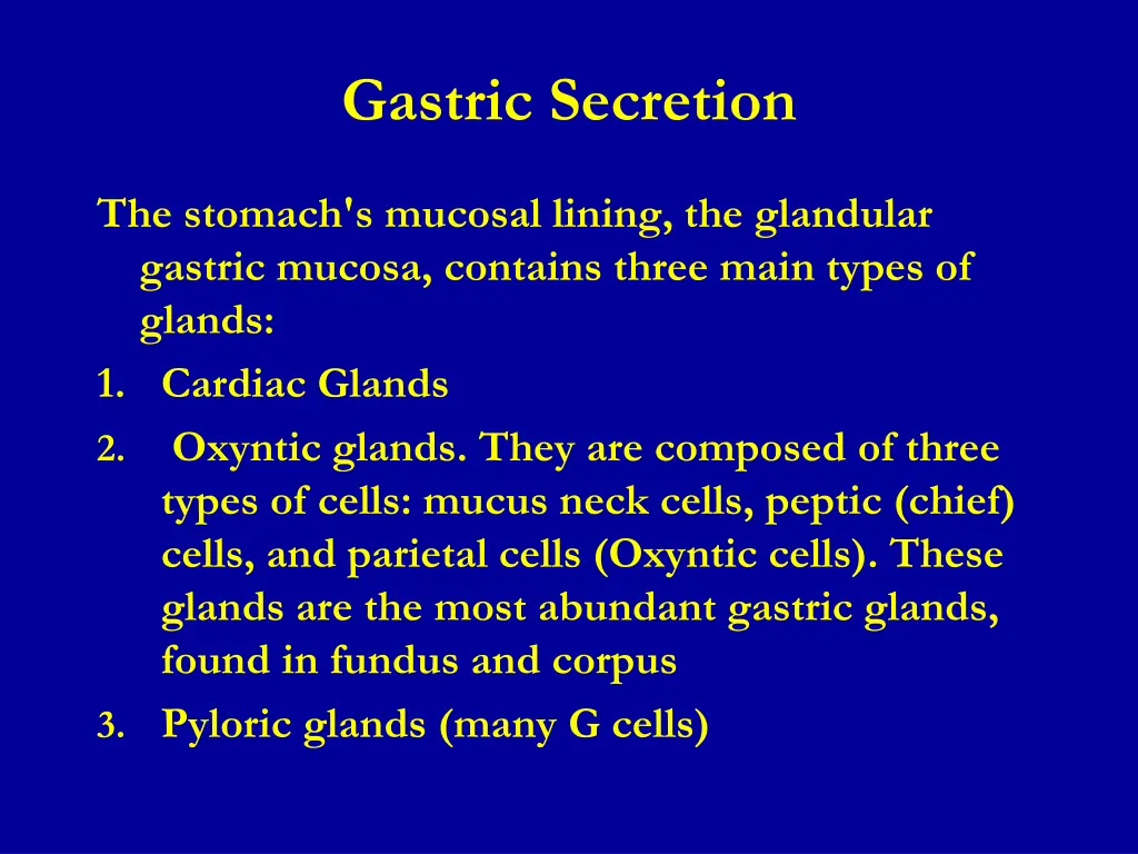 gastric secretion 1