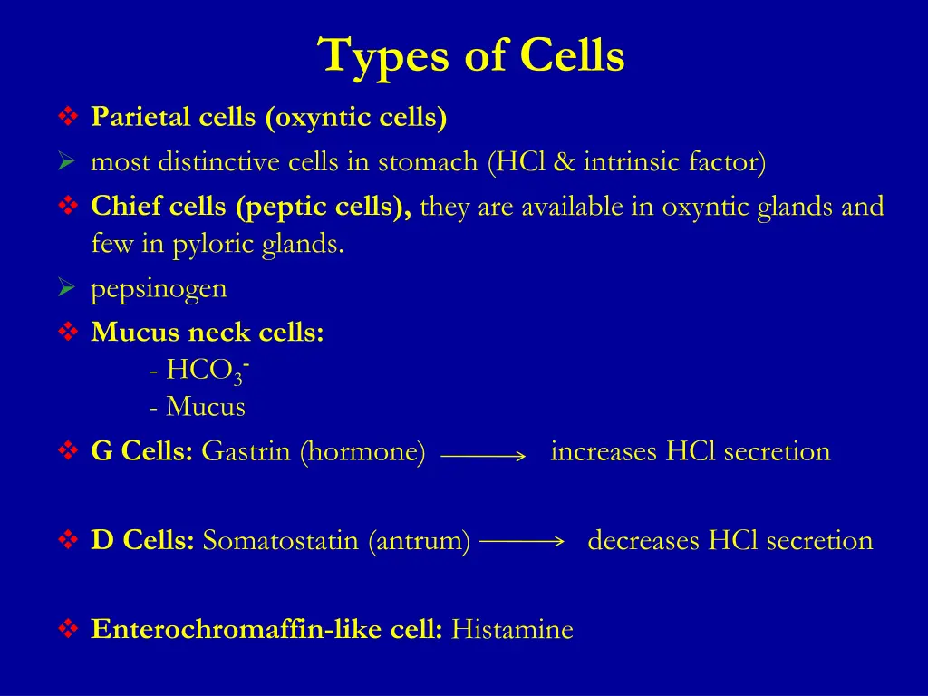 types of cells