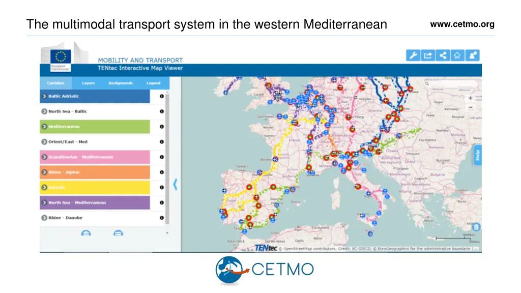 the multimodal transport system in the western