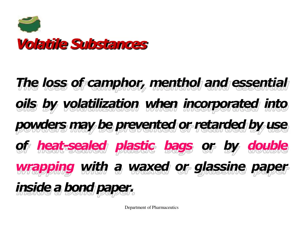 volatile substances