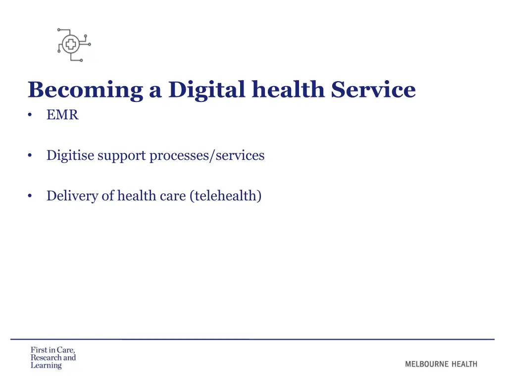 becoming a digital health service emr