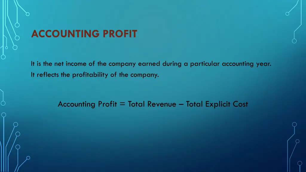 accounting profit