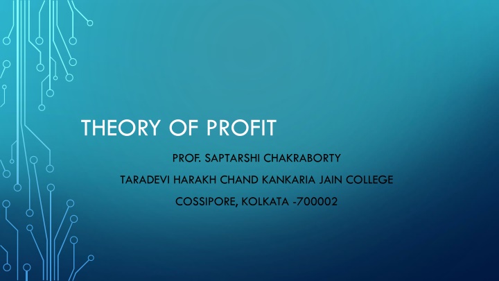 theory of profit