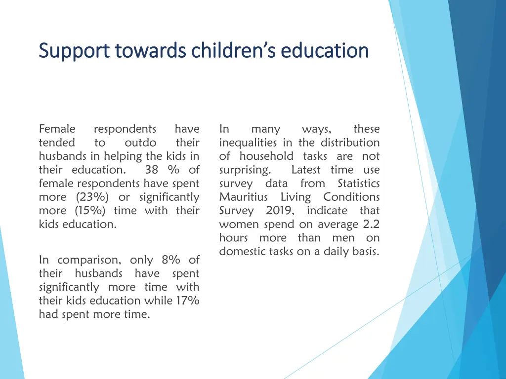 support towards children s education support