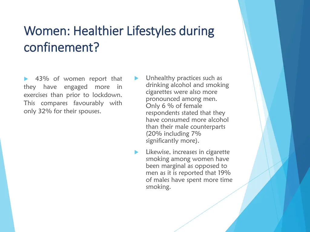 women healthier lifestyles during women healthier