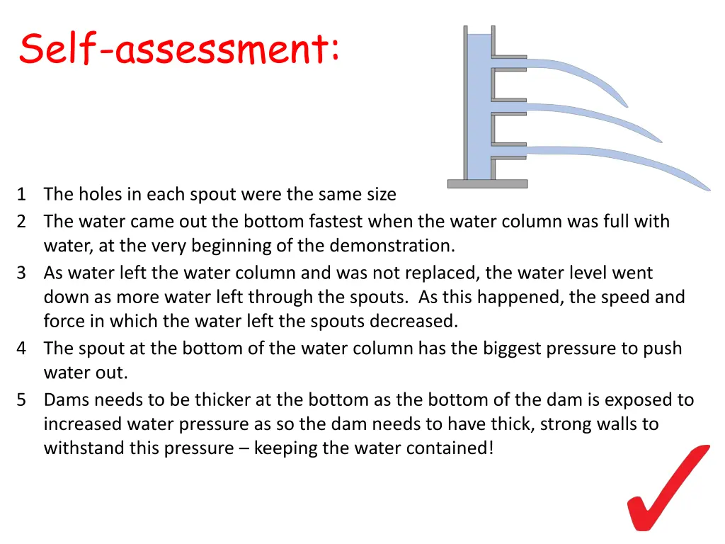 self assessment 1