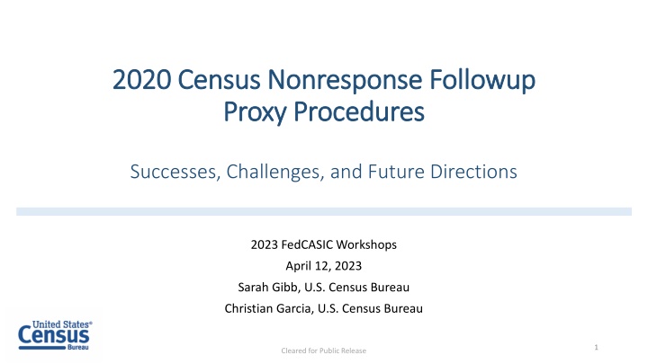 2020 census nonresponse followup 2020 census