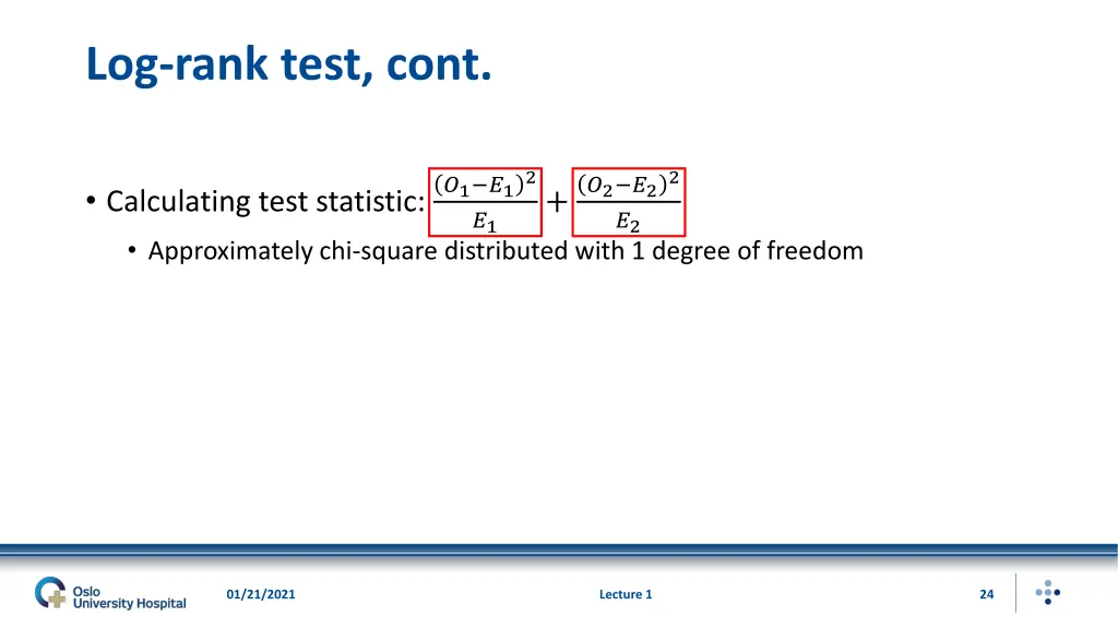 log rank test cont 1