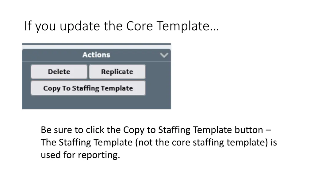 if you update the core template