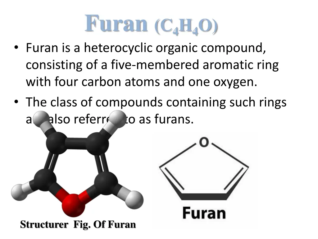 furan c 4 h 4 o