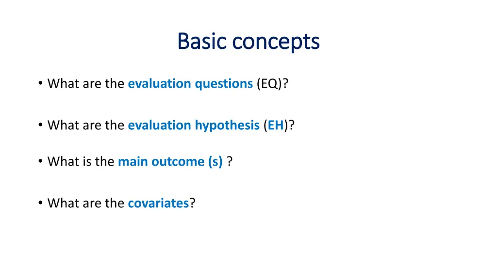 basic concepts basic concepts