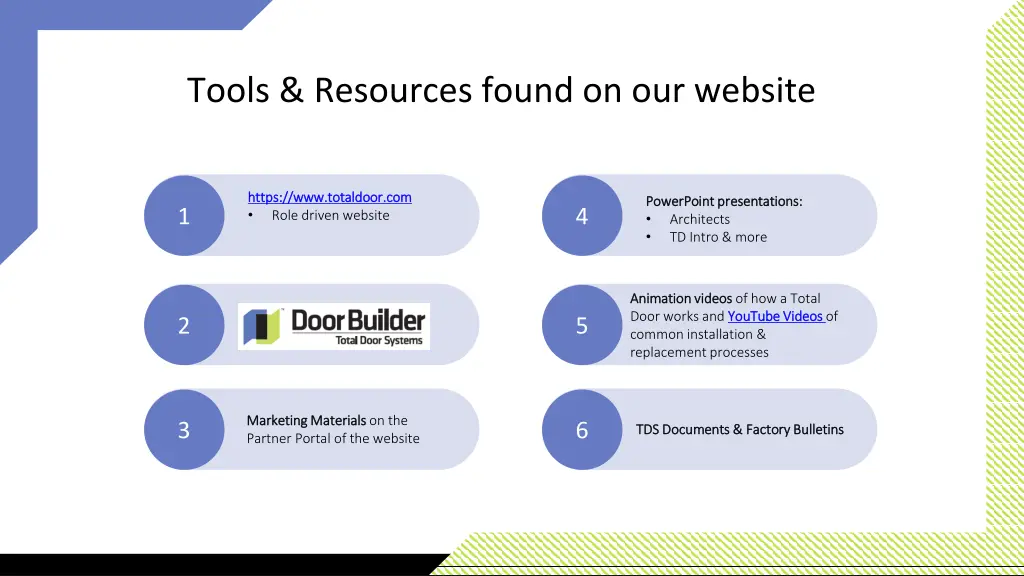 tools resources found on our website