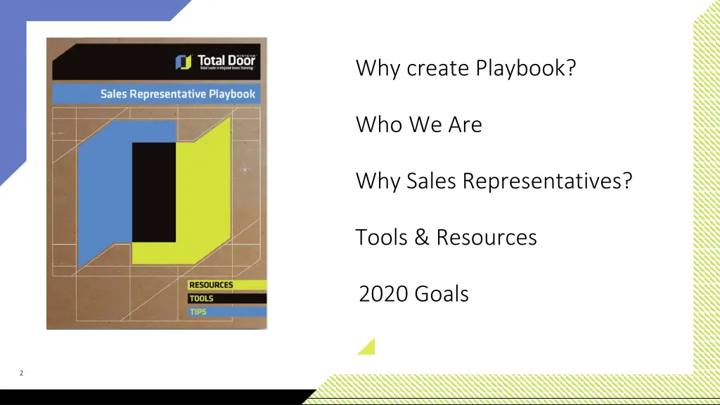 why create playbook