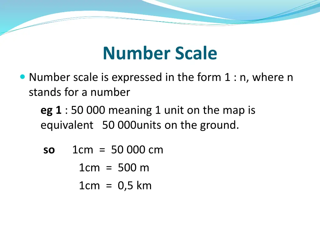 number scale