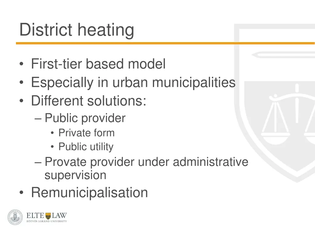 district heating