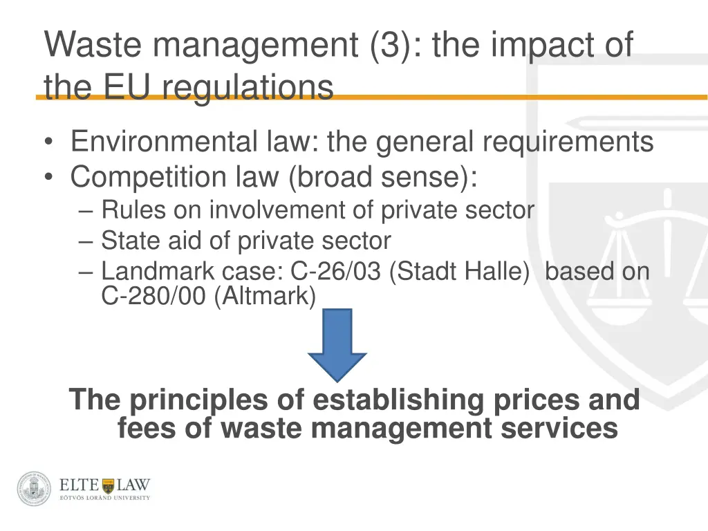 waste management 3 the impact