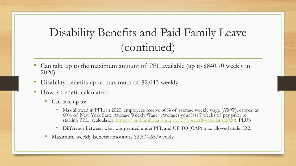 disability benefits and paid family leave 1