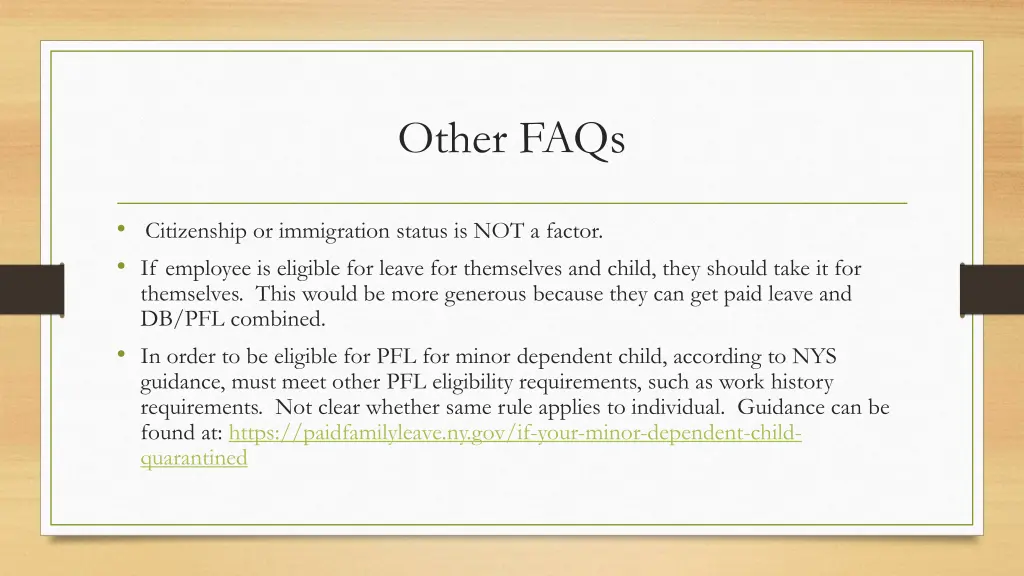 other faqs