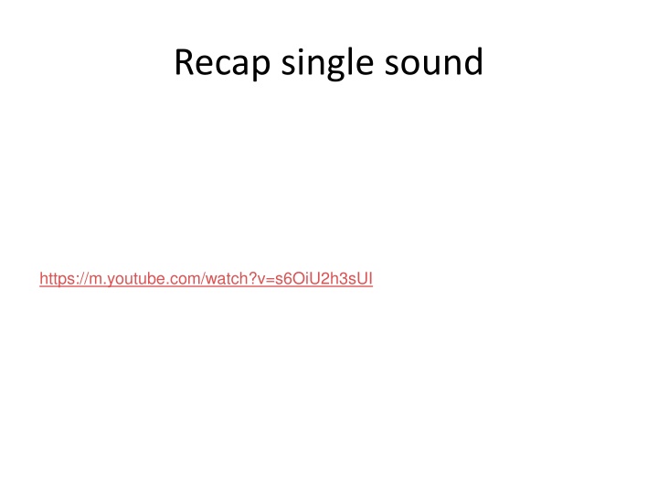 recap single sound