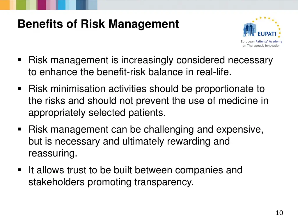 benefits of risk management