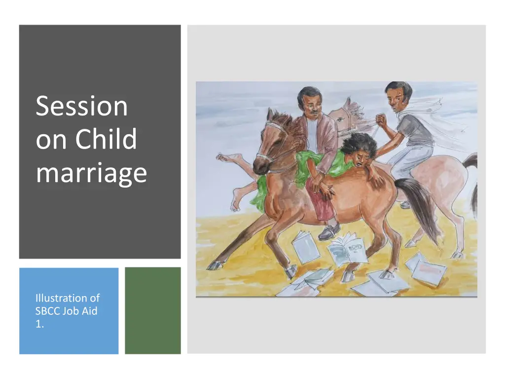 session on child marriage