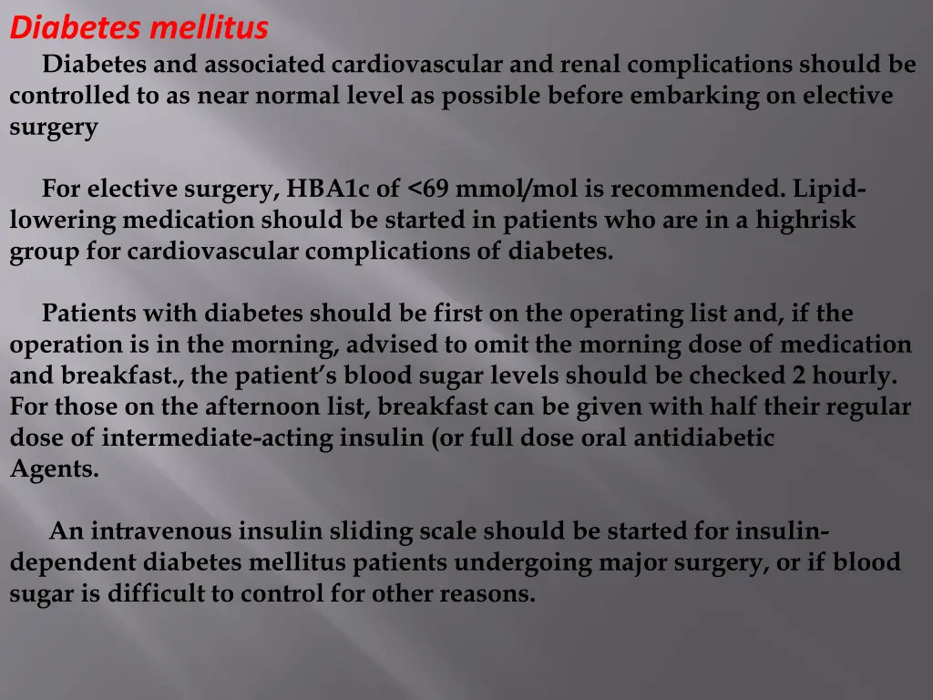 diabetes mellitus diabetes and associated