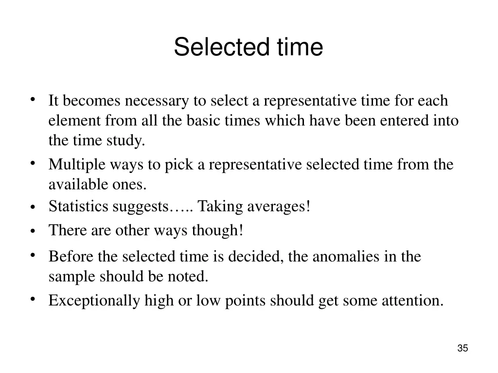 selected time 1