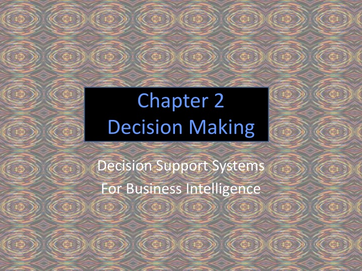 chapter 2 decision making