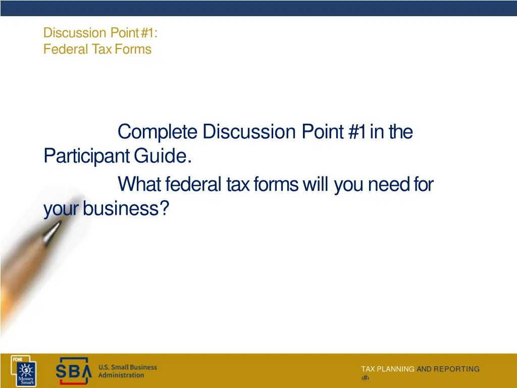 discussion point 1 federal taxforms