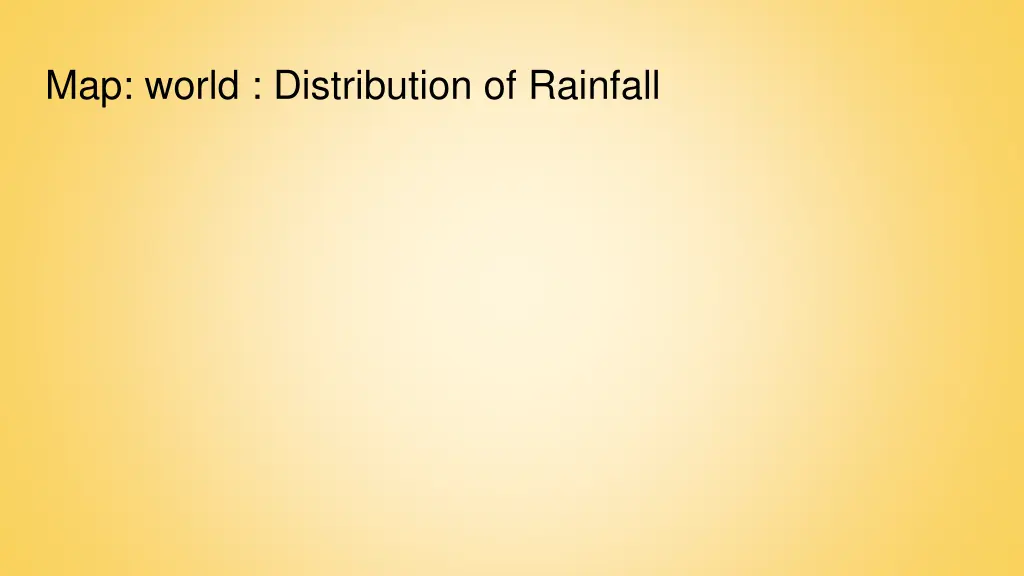 map world distribution of rainfall