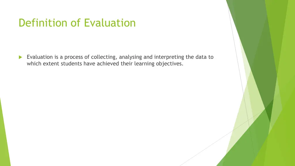 definition of evaluation