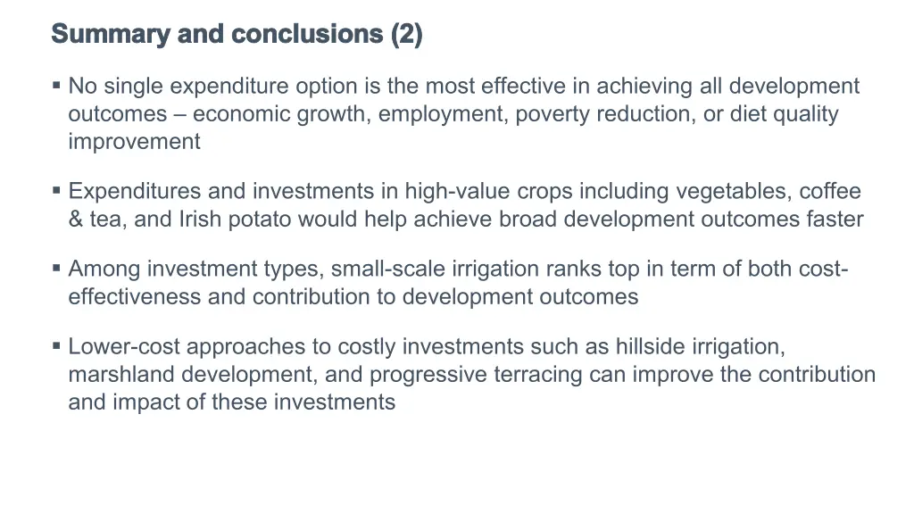 summary and conclusions 2 summary and conclusions