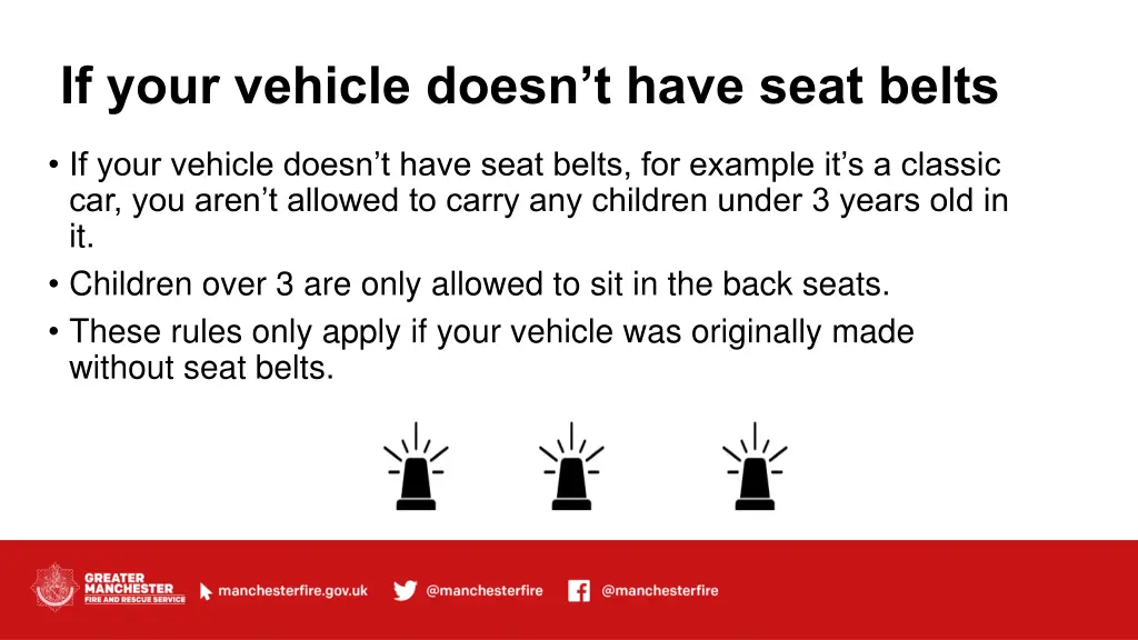 if your vehicle doesn t have seat belts