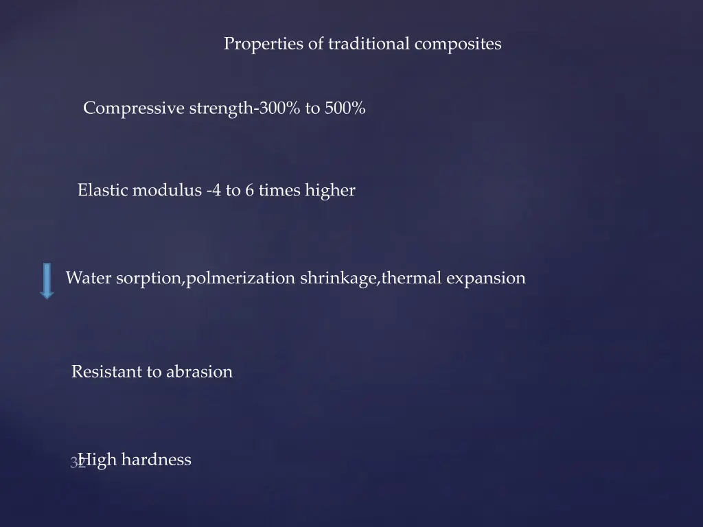 properties of traditional composites