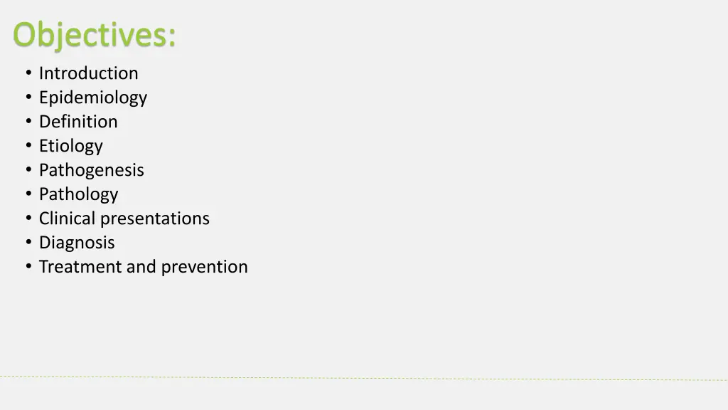 objectives introduction epidemiology definition