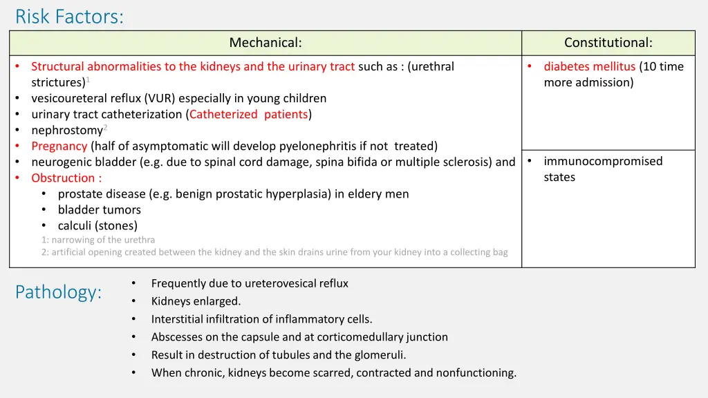 risk factors