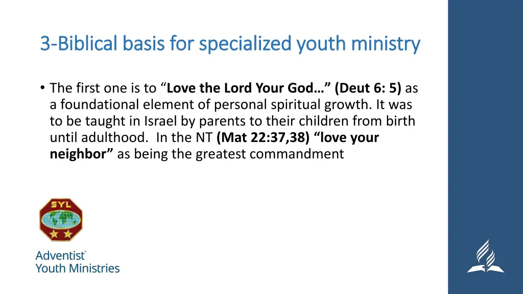 3 3 biblical basis for specialized youth ministry